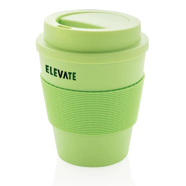  Reusable Coffee cup with screw lid 350ml - XD Collection Green