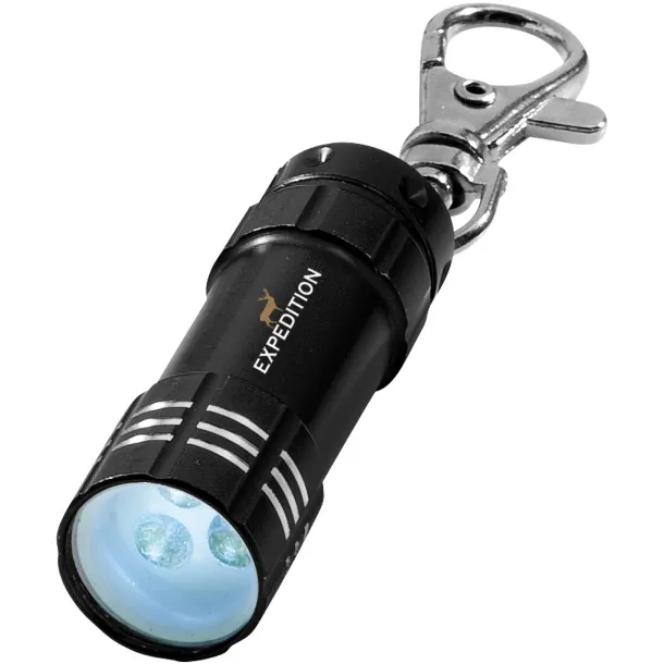 Astro LED keychain light Solid black