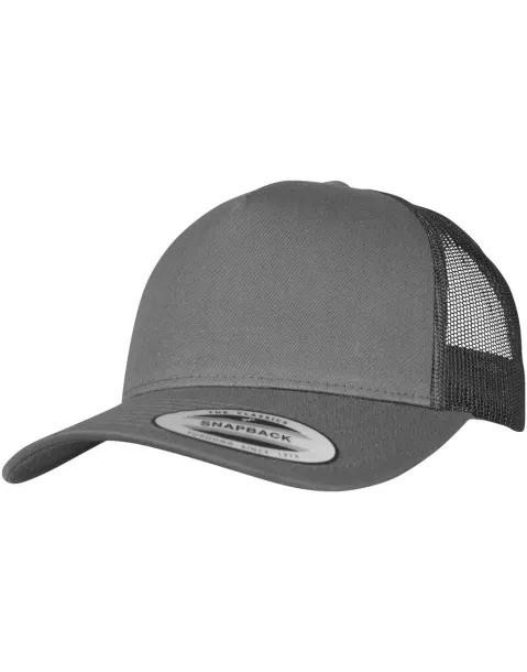  5-Panel Retro Trucker Cap - Flexfit Charcoal