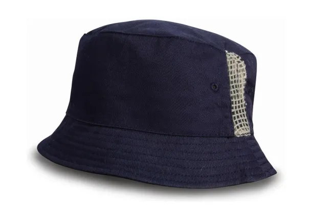  Sporty Hat with Mesh Panels - Result Headwear Navy