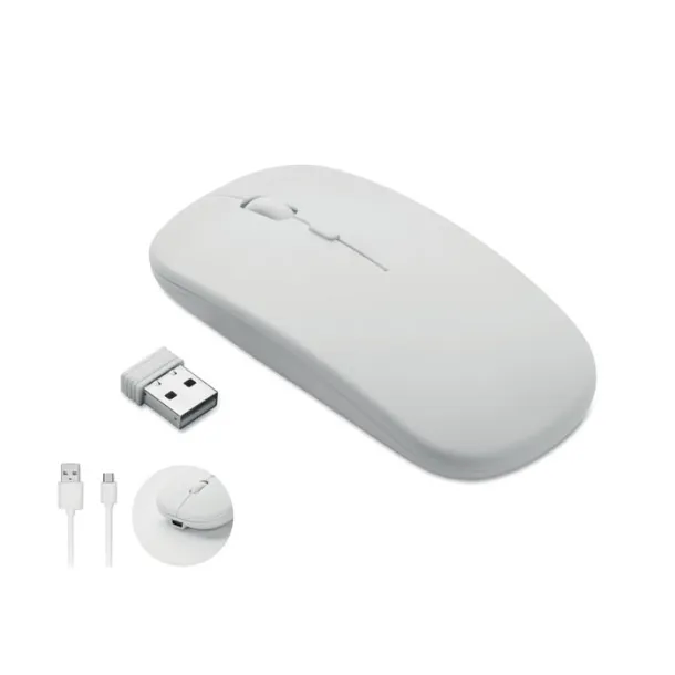 CURVY C Rechargeable wireless mouse White