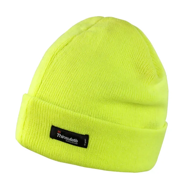  Lightweight Thinsulate Hat - Result Winter Essentials Flourescent Yellow