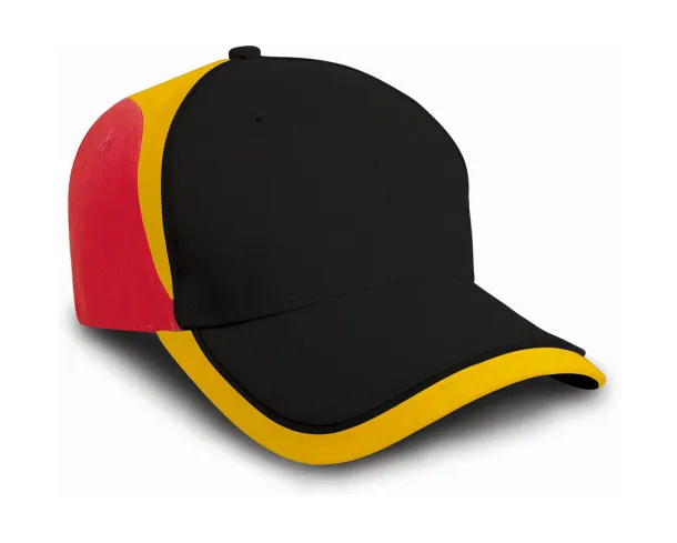  Šilterica u nacionalnim bojama - 6 panela - Result Headwear Germany Belgium