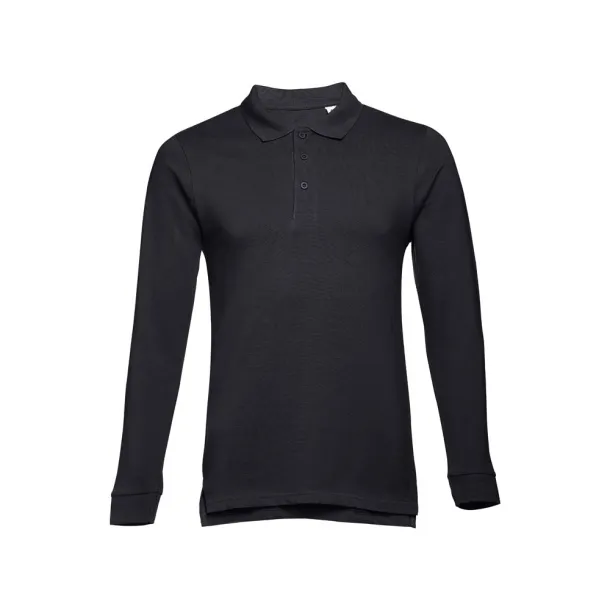 BERN muška polo majica dugih rukava Eclipse Blue
