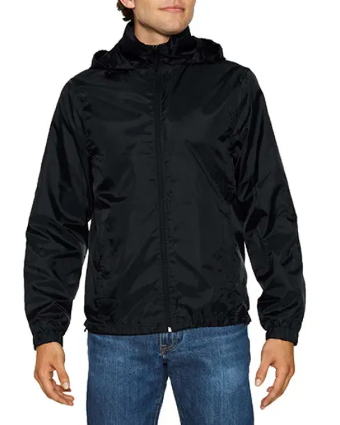  HAMMER UNISEX WINDWEAR JACKET - Gildan Black