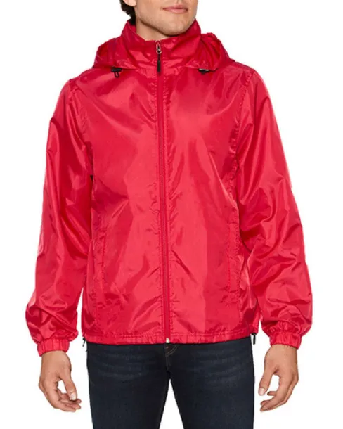  HAMMER UNISEX WINDWEAR JACKET - Gildan Red