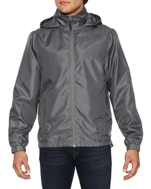  HAMMER UNISEX WINDWEAR JACKET - Gildan Charcoal