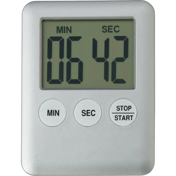  Kitchen timer with magnet silver