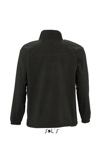  Flis jakna s patentom, 300 g/m2 - SOL'S Crna