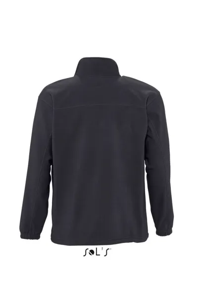  Flis jakna s patentom, 300 g/m2 - SOL'S Charcoal Grey