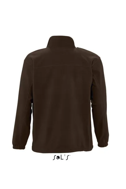  SOL'S NORTH MEN - ZIPPED FLEECE JACKET - SOL'S Dark Chocolate