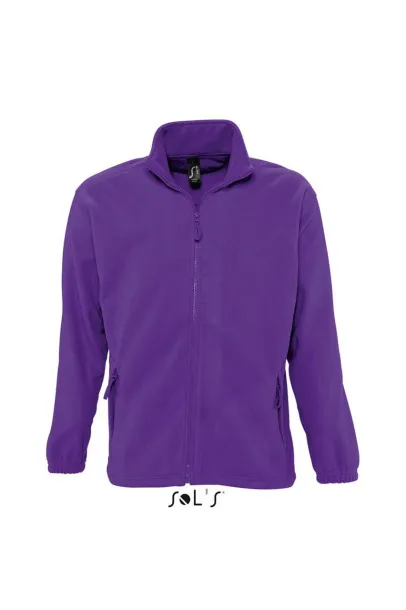  SOL'S NORTH MEN - ZIPPED FLEECE JACKET - SOL'S Dark purple