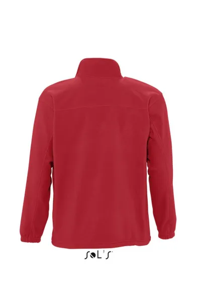  Flis jakna s patentom, 300 g/m2 - SOL'S Crvena