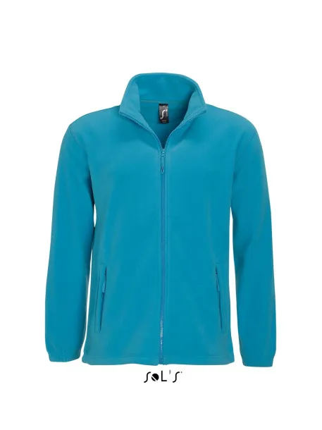  SOL'S NORTH MEN - ZIPPED FLEECE JACKET - SOL'S Aqua