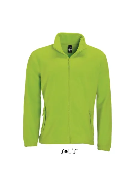  SOL'S NORTH MEN - ZIPPED FLEECE JACKET - SOL'S Lime