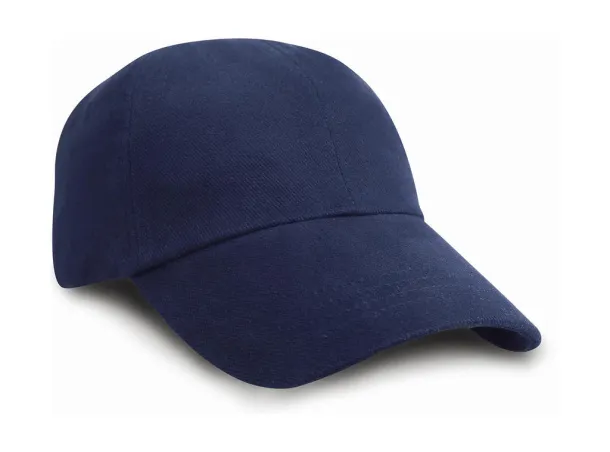  Junior Brushed Cotton Cap - Result Headwear Navy