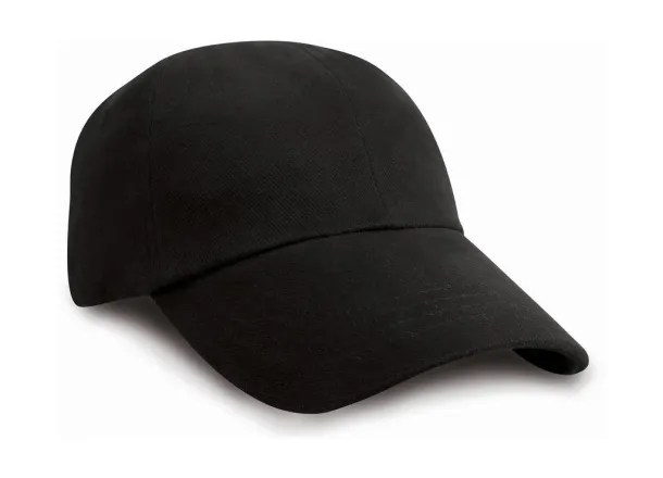  Junior Brushed Cotton Cap - Result Headwear Black