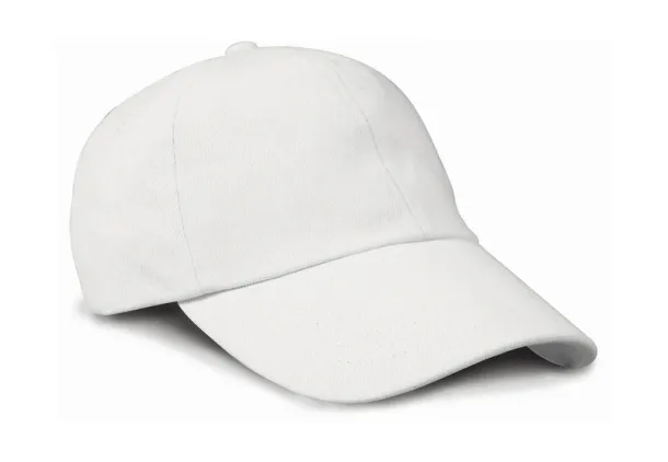  Junior Brushed Cotton Cap - Result Headwear Bijela