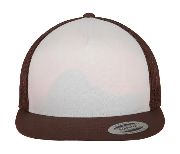  Classic Trucker Cap - Classics Brown Bijela