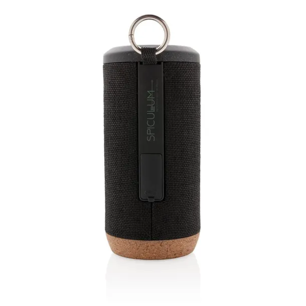  Baia 10W wireless speaker, wood - XD Xclusive Black 