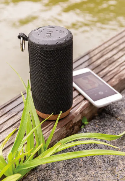  Baia 10W wireless speaker, wood - XD Xclusive Black 