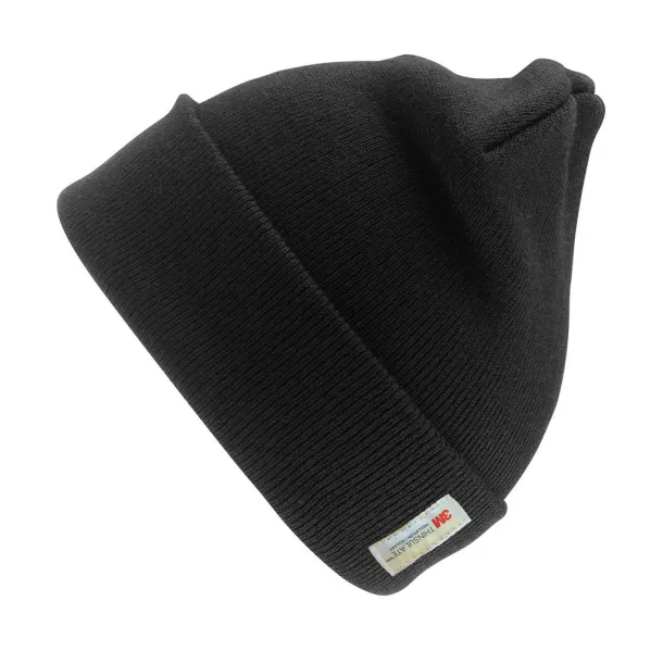  Heavyweight Thinsulate™ Woolly Ski Hat - Result Winter Essentials Black