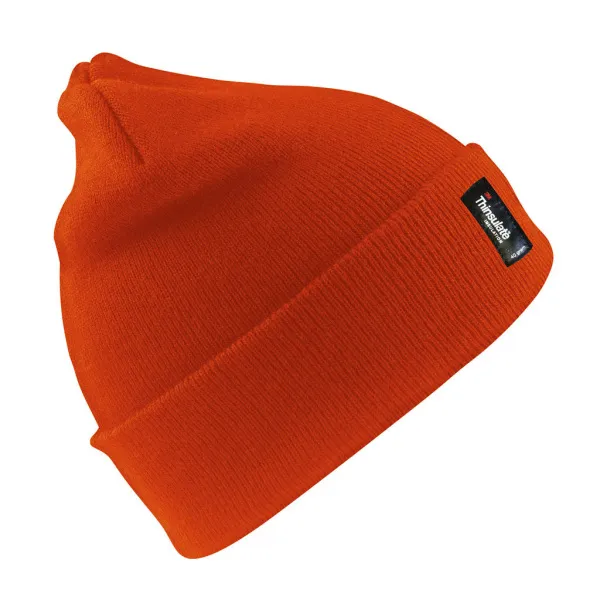  Heavyweight Thinsulate™ vunena ski kapa - Result Winter Essentials Fluorescent Orange