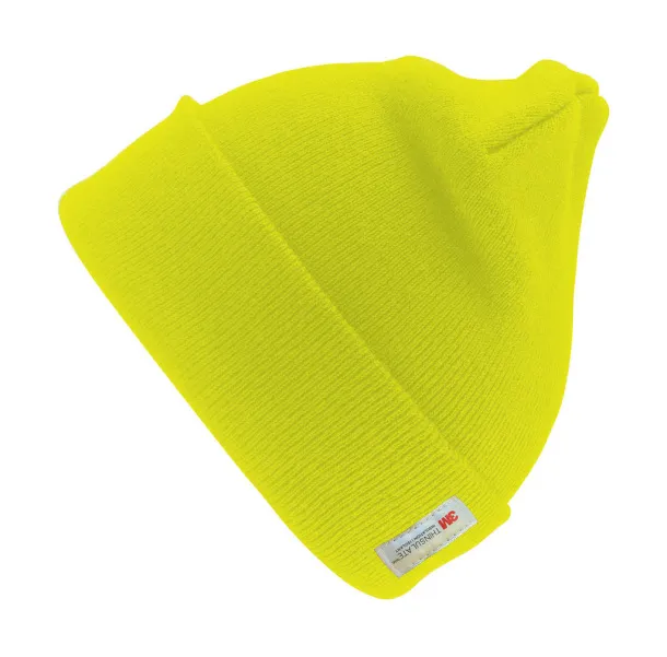  Heavyweight Thinsulate™ vunena ski kapa - Result Winter Essentials Fluorescent Yellow