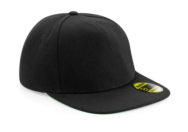  Original Flat Peak Snapback - Beechfield Black Black