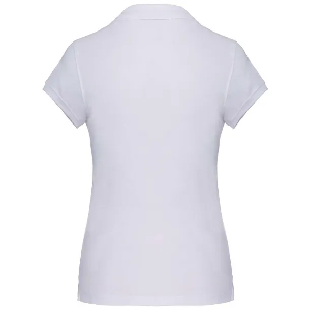  LADIES' SHORT-SLEEVED POLO SHIRT - Kariban White