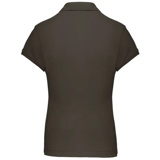  LADIES' SHORT-SLEEVED POLO SHIRT - Kariban Tamno Kahki