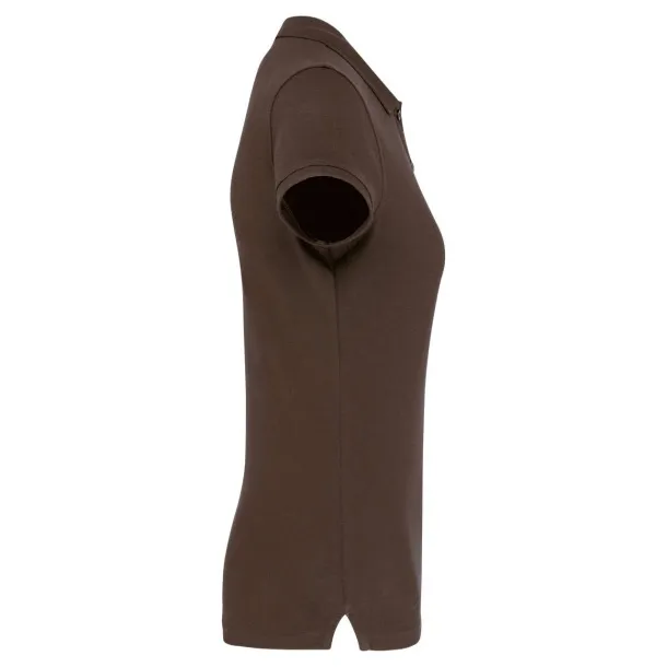  Ženska polo majica kratkih rukava, 220 g/m2 - Kariban Chocolate