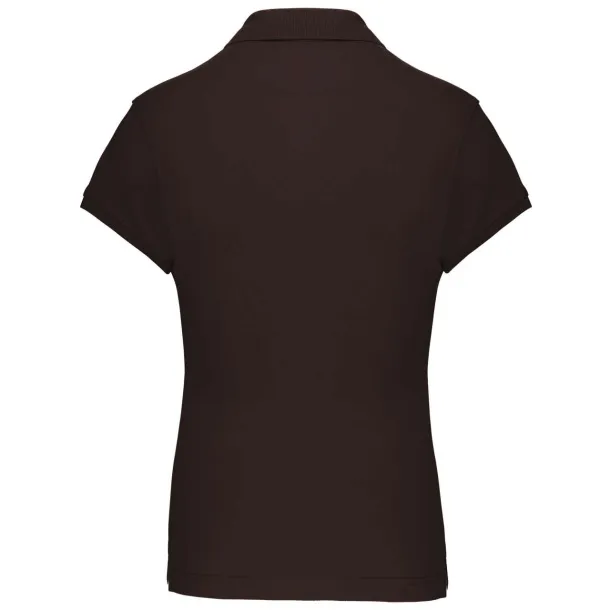  LADIES' SHORT-SLEEVED POLO SHIRT - Kariban Chocolate