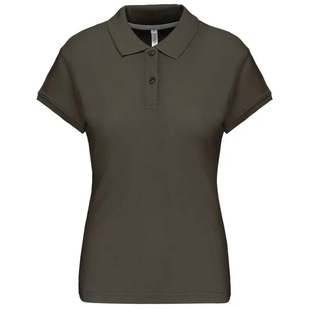  LADIES' SHORT-SLEEVED POLO SHIRT - Kariban Šumski zelena