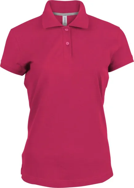  Ženska polo majica kratkih rukava, 220 g/m2 - Kariban Fuchsia
