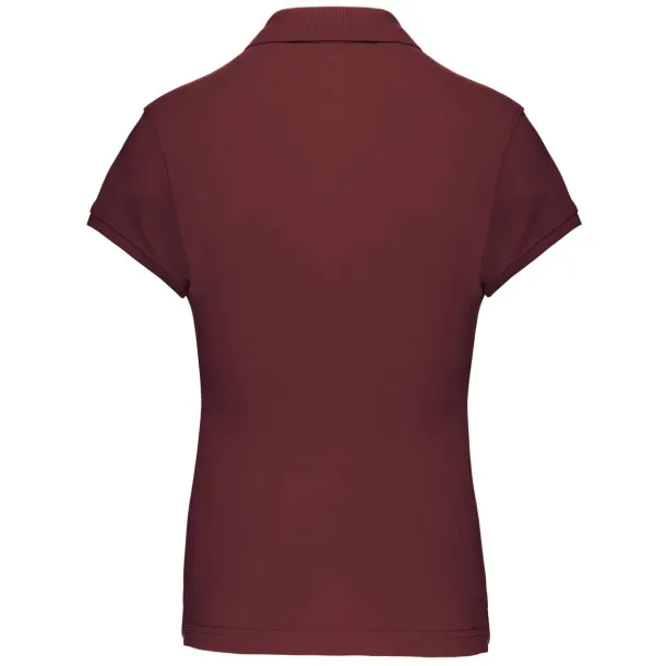  LADIES' SHORT-SLEEVED POLO SHIRT - Kariban Wine