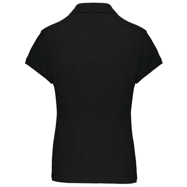  Ženska polo majica kratkih rukava, 220 g/m2 - Kariban Crna