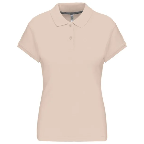  LADIES' SHORT-SLEEVED POLO SHIRT - Kariban Pjesak smeđa