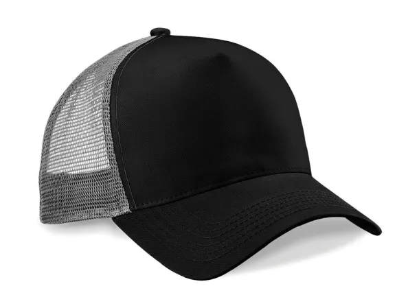  Snapback šilterica - 5 panela - Beechfield Crna Siva