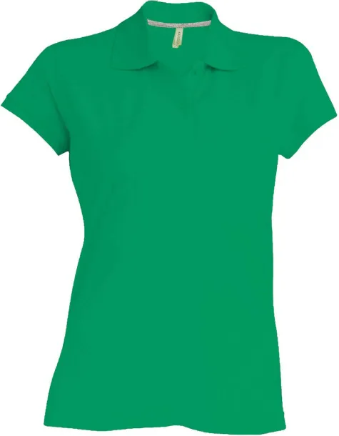  Ženska polo majica kratkih rukava, 220 g/m2 - Kariban Kelly zelena