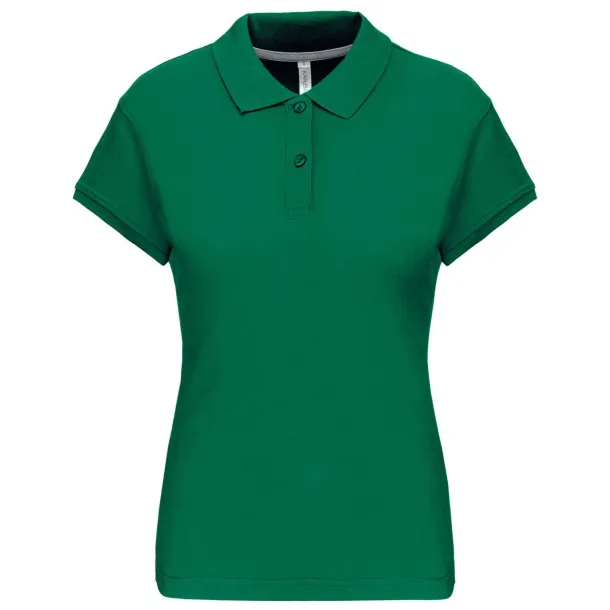  Ženska polo majica kratkih rukava, 220 g/m2 - Kariban Kelly zelena