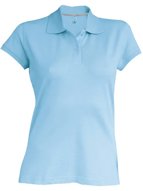  LADIES' SHORT-SLEEVED POLO SHIRT - Kariban Sky blue