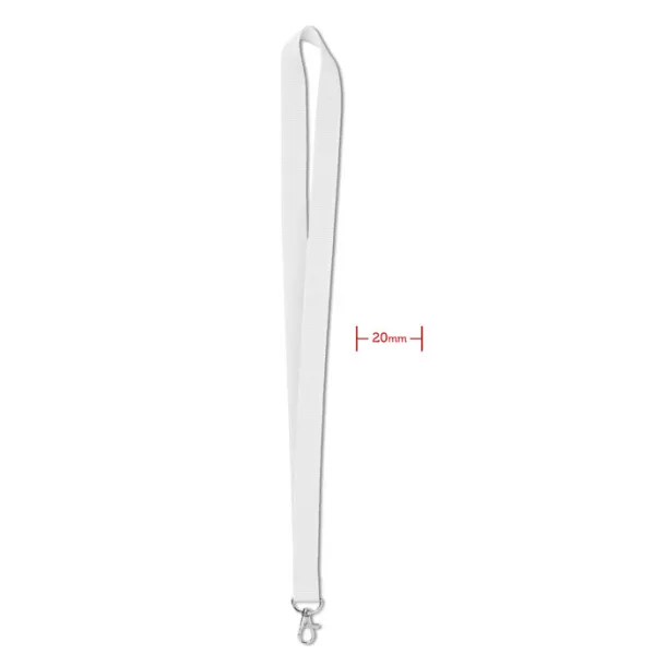 SIMPLE LANY Lanyard White