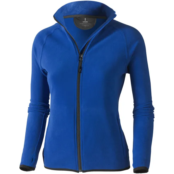 Brossard micro fleece full zip ladies jacket - Elevate Life Blue