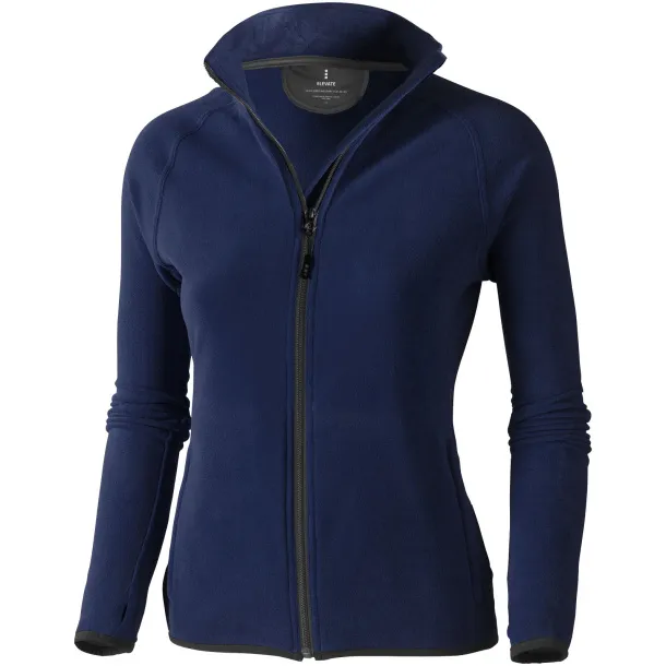 Brossard micro fleece full zip ladies jacket - Elevate Life Navy Blue