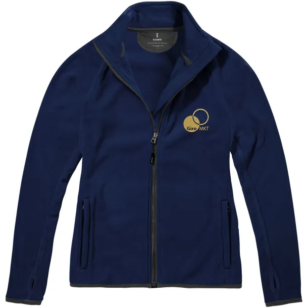 Brossard micro fleece full zip ladies jacket - Elevate Life Navy Blue