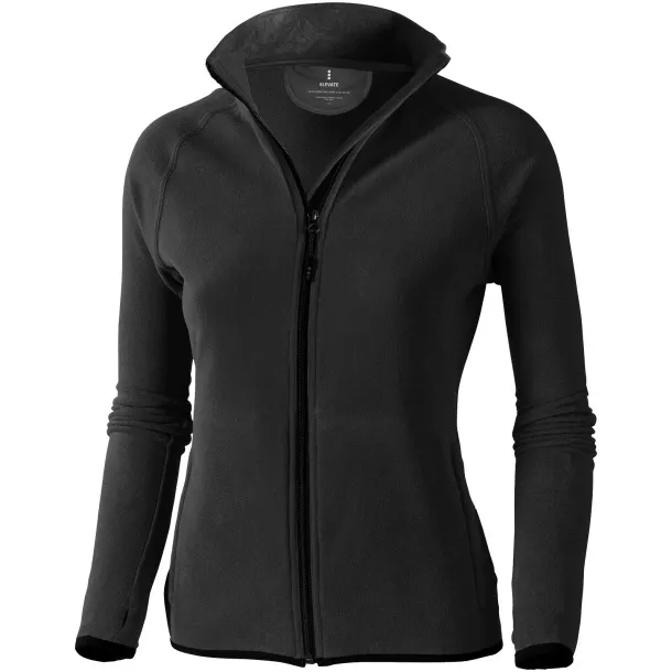 Brossard micro fleece full zip ladies jacket - Elevate Life Anthracite