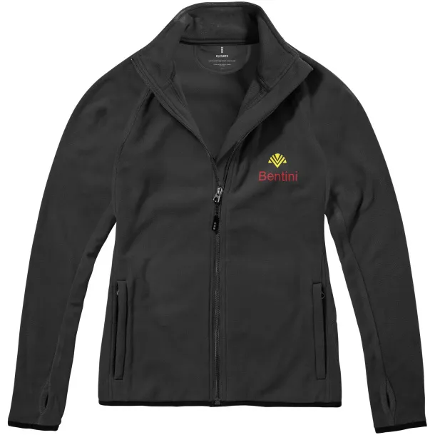 Brossard micro fleece full zip ladies jacket - Elevate Life Anthracite