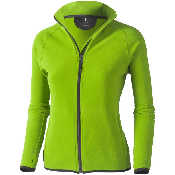 Brossard micro fleece full zip ladies jacket - Elevate Life Apple Green