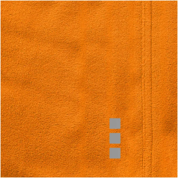 Brossard micro fleece full zip ladies jacket - Elevate Life Orange